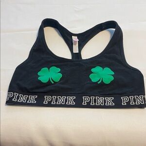 Victoria's Secret PINK Black and Pink Bra